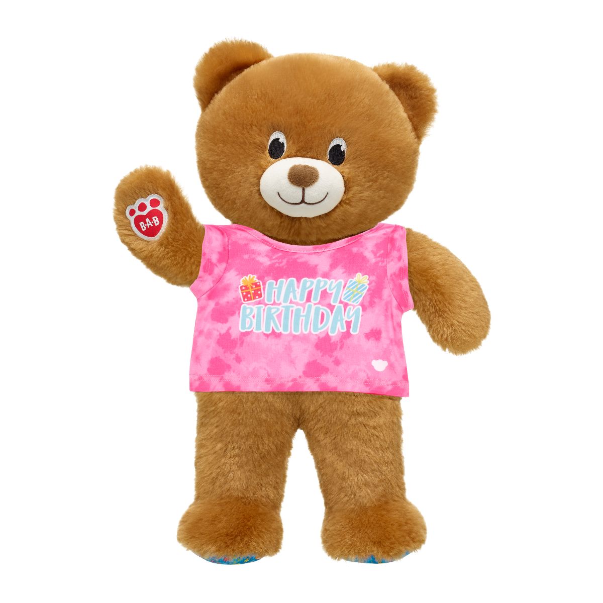 Set De Regalo Peluche Lil Brownie + Polera Cumpleaños Rosa