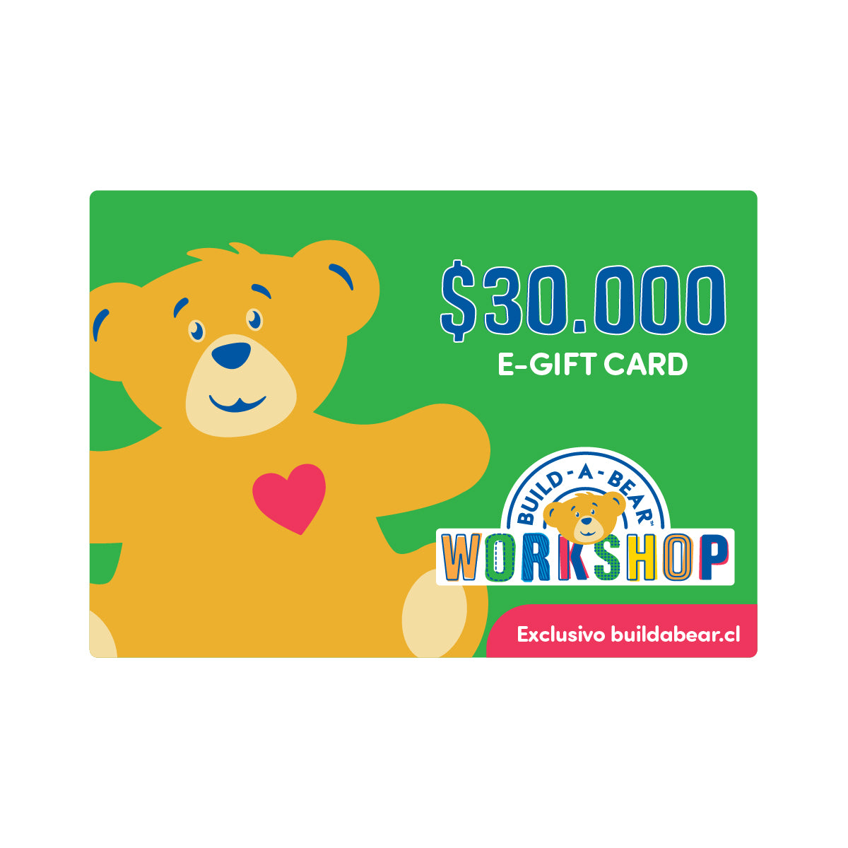 E-Gift Card Build-A-Bear $30.000