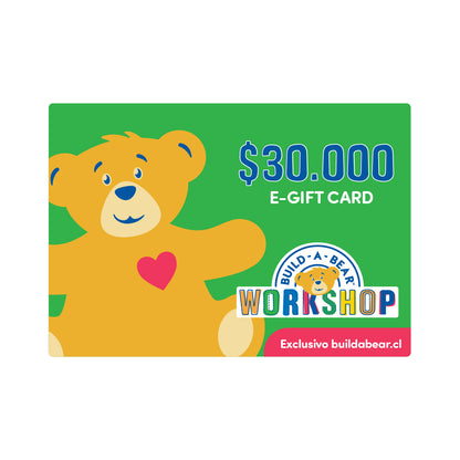 E-Gift Card Build-A-Bear $30.000