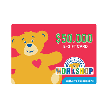 E-Gift Card Build-A-Bear $50.000