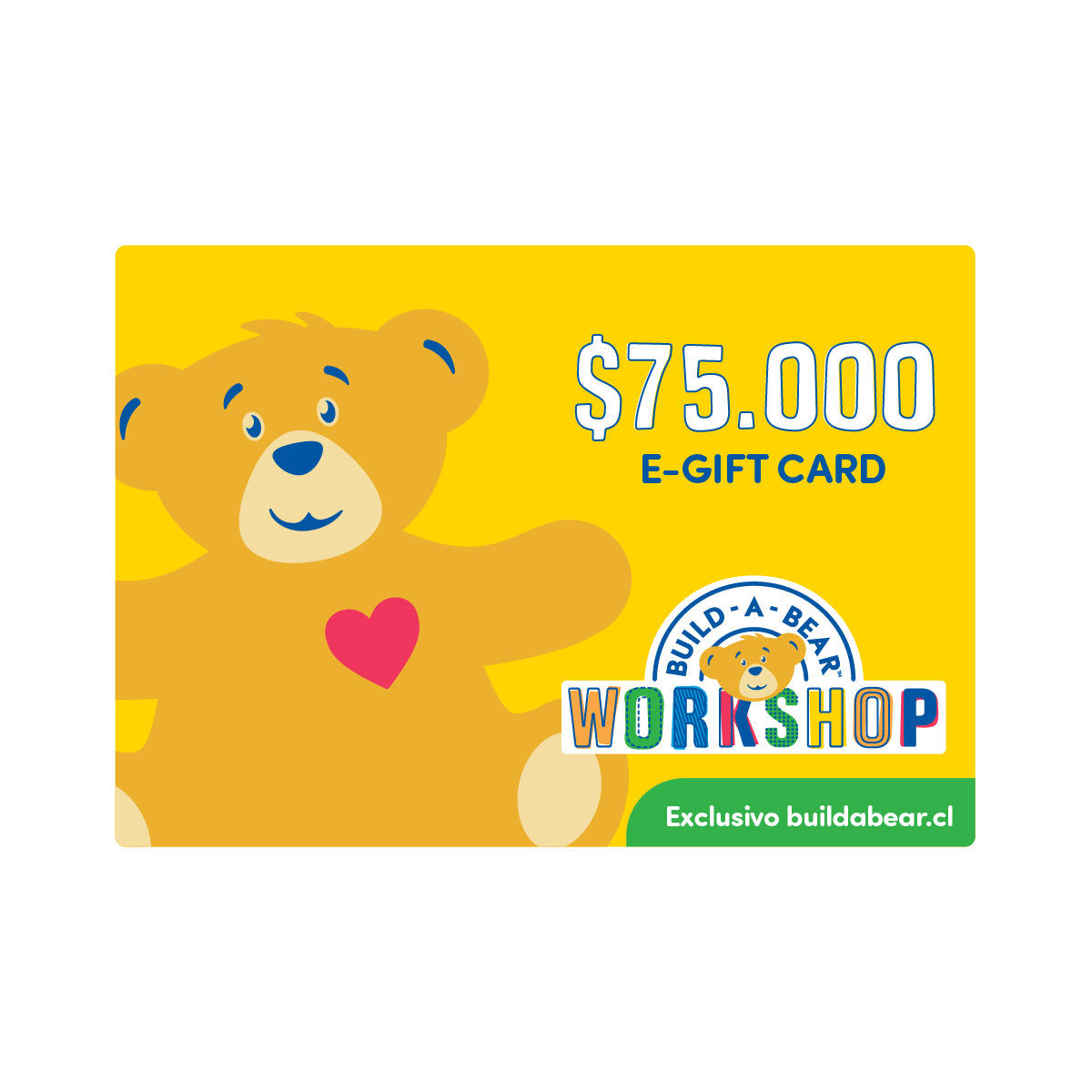 E-Gift Card Build-A-Bear $75.000